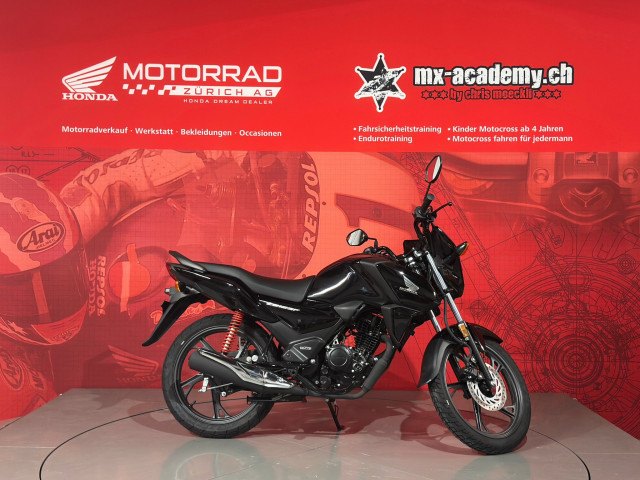 HONDA CB 125 F Neufahrzeug in schwarz, 124 ccm kaufen — bei Honda Motorrad Zürich in Volketswil