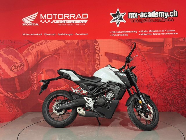 HONDA CB 125 R Neufahrzeug in weiss, 125 ccm kaufen — bei Honda Motorrad Zürich in Volketswil