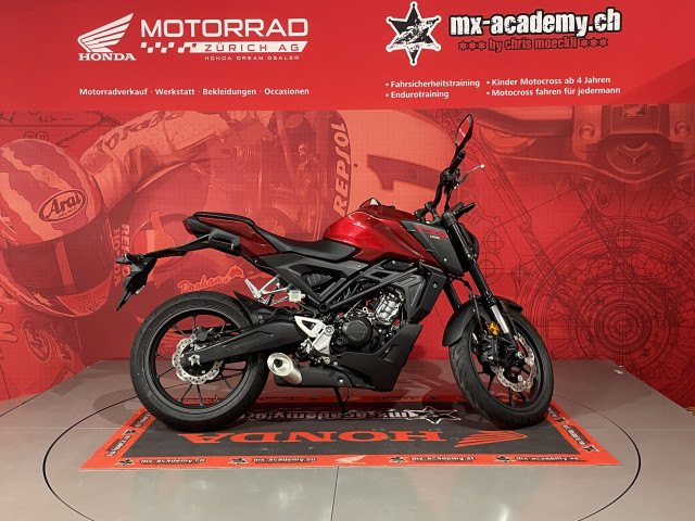 HONDA CB 125 R Neufahrzeug in rot, 125 ccm kaufen — bei Honda Motorrad Zürich in Volketswil