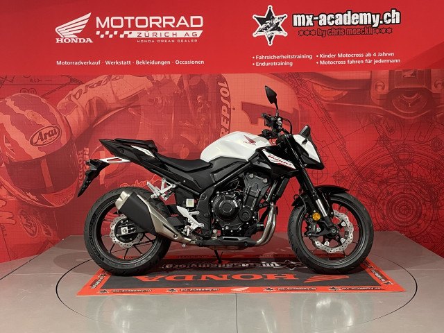 Honda CB500 Hornet weiss für Bikerinnen