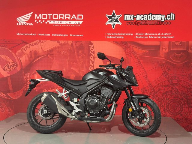 HONDA CB 500 Hornet Neufahrzeug in schwarz, 471 ccm kaufen — bei Honda Motorrad Zürich in Volketswil