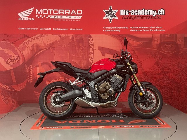 HONDA CB 650 R E-Clutch Neufahrzeug in rot, 649 ccm kaufen — bei Honda Motorrad Zürich in Volketswil