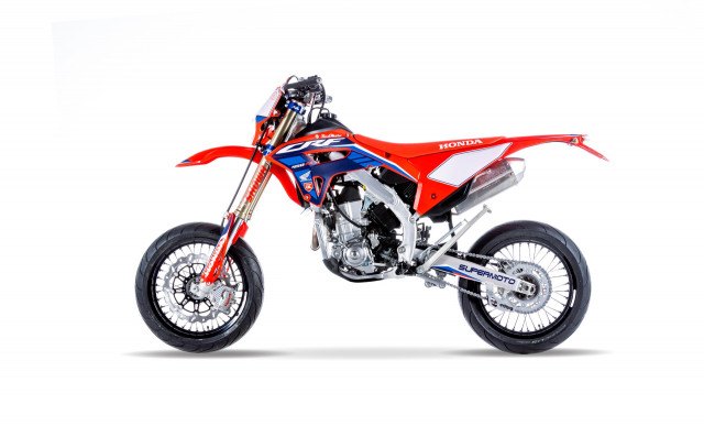 Supermoto conversion - brake system and suspension on a supermotard