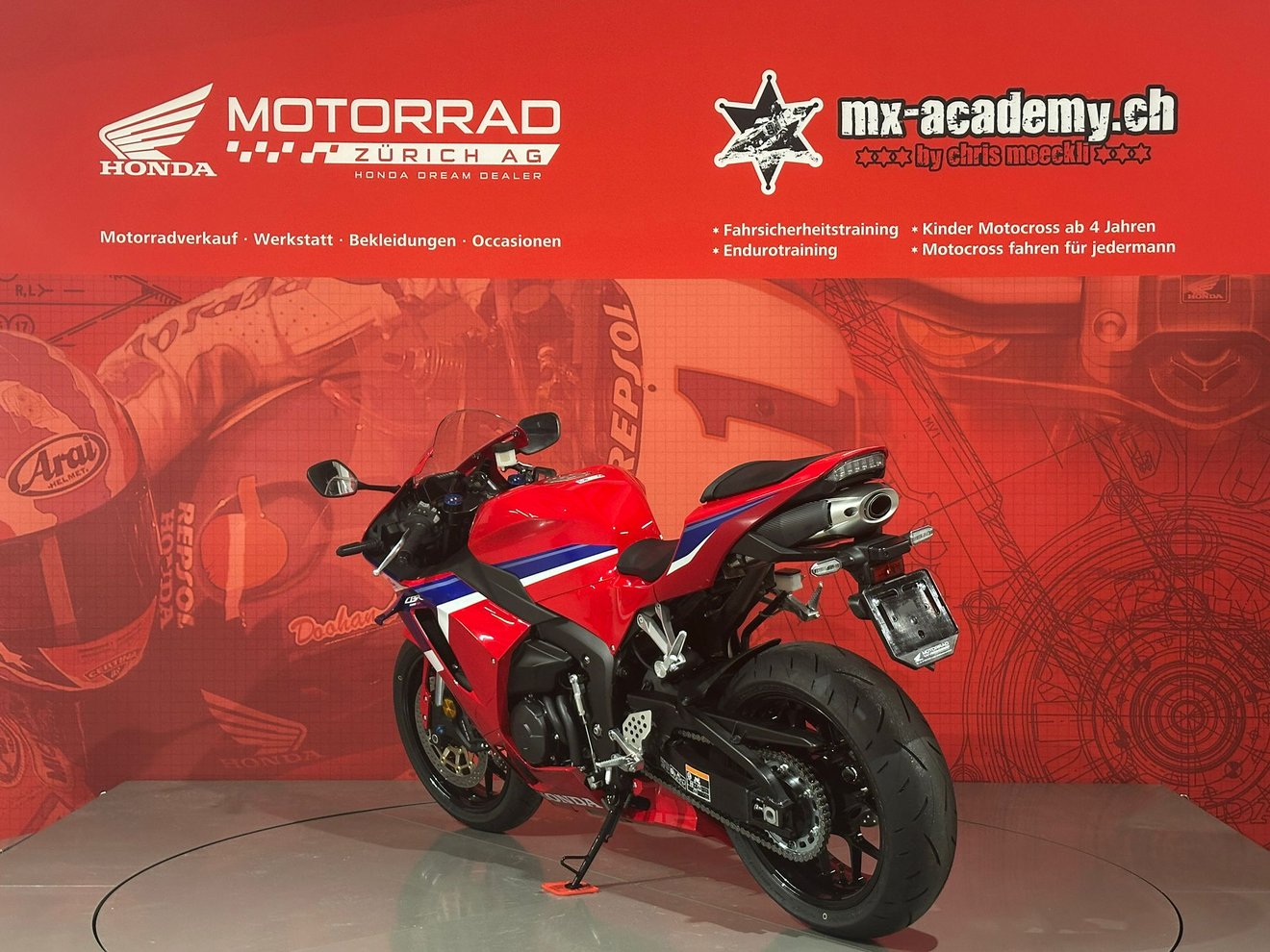 Honda CBR600RR Grand Prix Red — Mittelklasse-Rennmotorrad CBR 600 RR bei Honda Motorrad Zürich