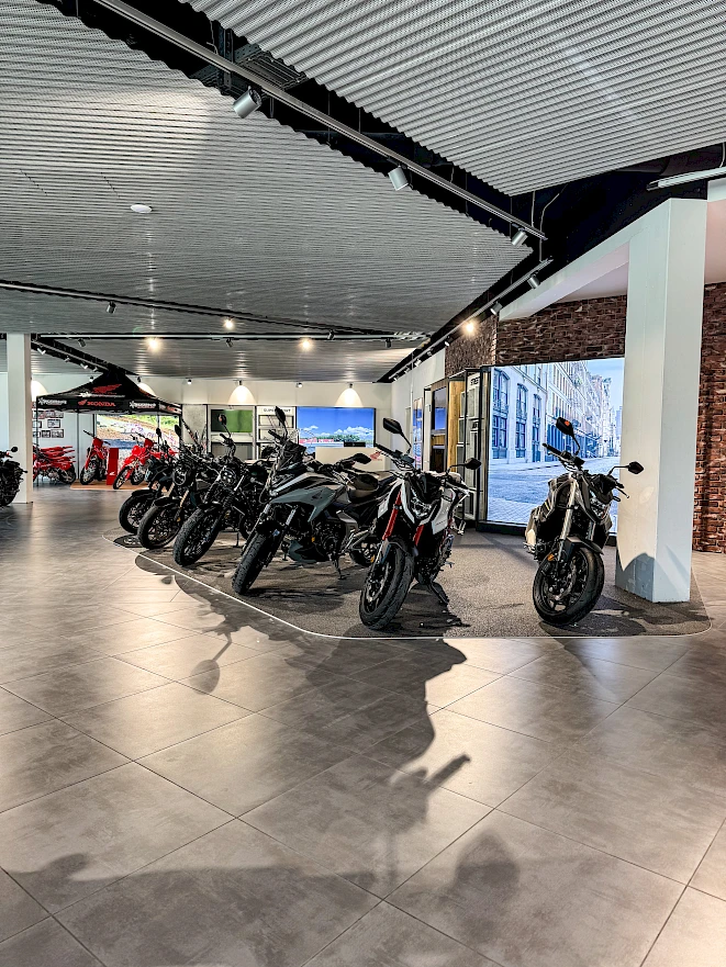 Motorcycle dealer Switzerland – Honda showroom in Volketswil near Zurich