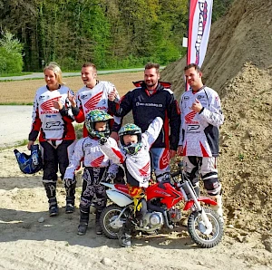 Kids MX bikes at the Honda Dream Dealer Zurich