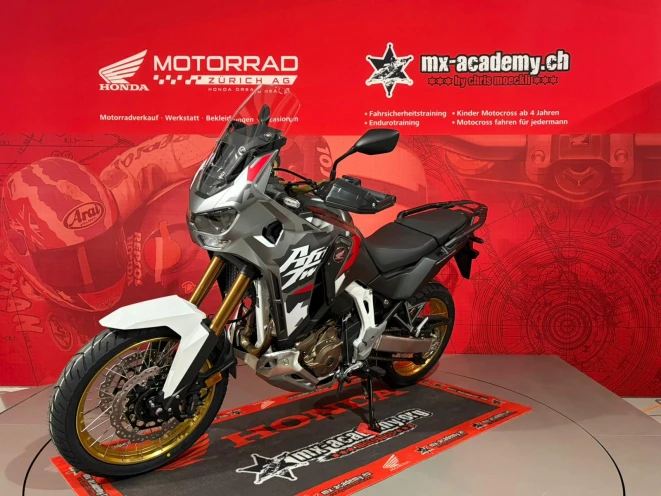 Honda CRF1100 Africa Twin ADVENTURE Sports Grey 2026 Electric Suspension at the Honda Dream Dealer Zurich
