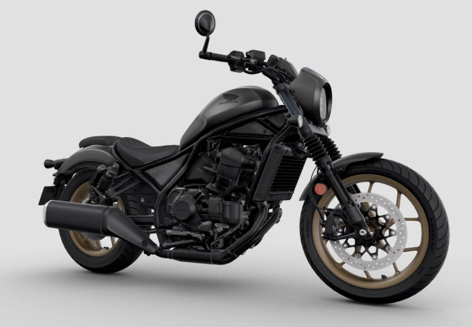 Honda Rebel 1100 cruiser custom bike – CMX1100 Rebel with 1084 cc twin and DCT at the Honda Dream Dealer