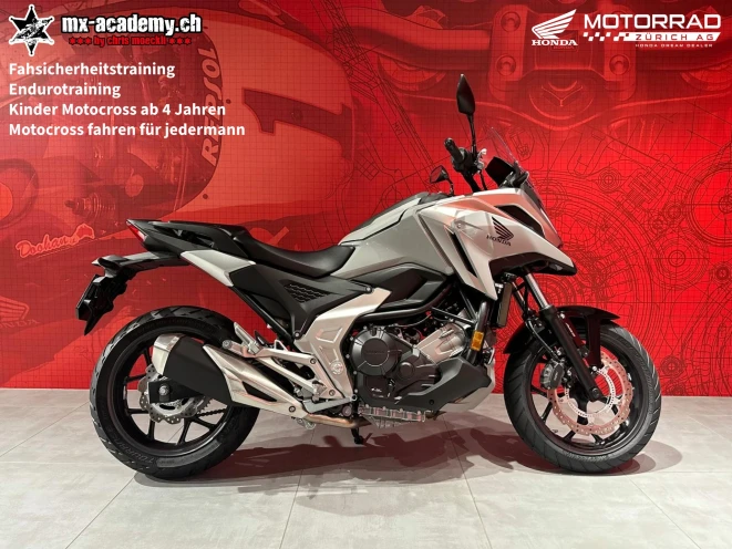 Honda NC750X with storage compartment and TFT display, reliable everyday motorcycle