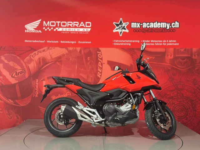 Honda NC750X in red as a used bike – second hand allrounder at Honda Motorrad Zürich