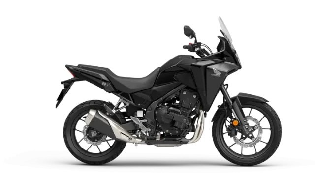 Genuine accessories for the NX500 &ndash; panniers, top box and screen fitted by Honda
