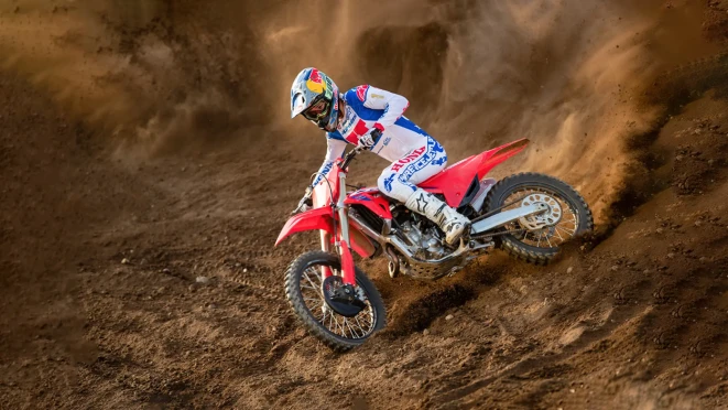 Honda CRF dirt bike - off road bike for the motocross track