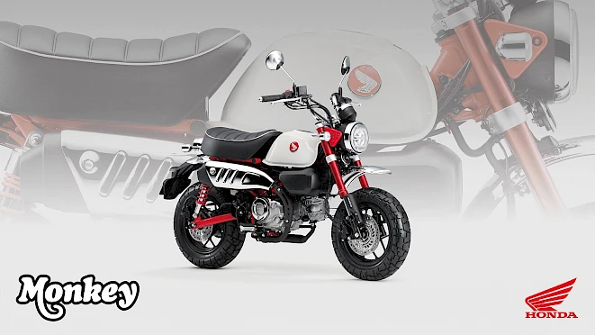 Honda Monkey Z125 – 125cc retro mini bike with 11 kW