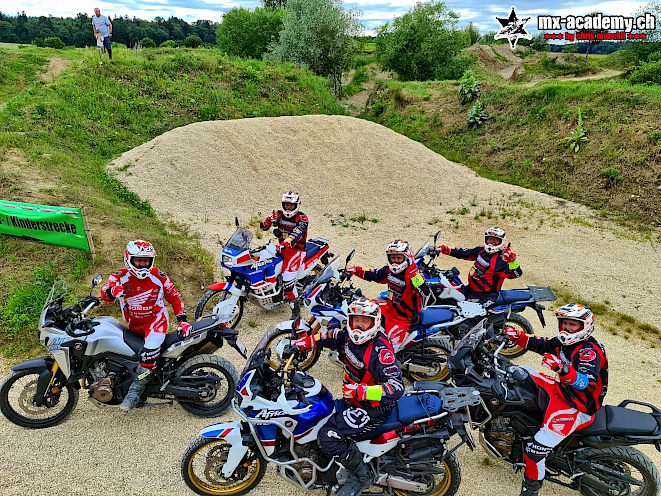 Motorcycle safety training with the MX-Academy near Zurich