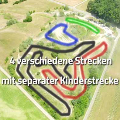 Taster course tracks at the Honda Dream Dealer in the greater Zurich area
