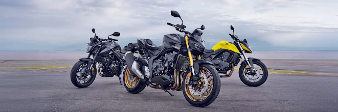 Aperçu des modèles Honda 2025 chez Honda Motorrad Zürich, dans la région de Volketswil – demande de leasing moto