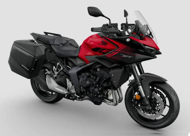 Moto routière CB1000GT de Honda avec régulateur de vitesse et bulle réglable