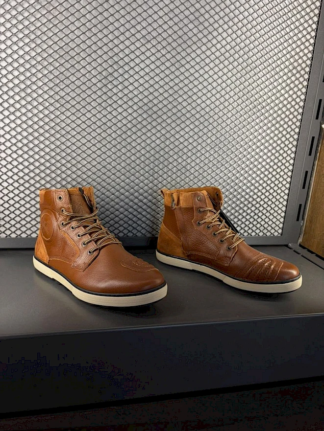 Chaussures moto – chaussures marron style sneaker