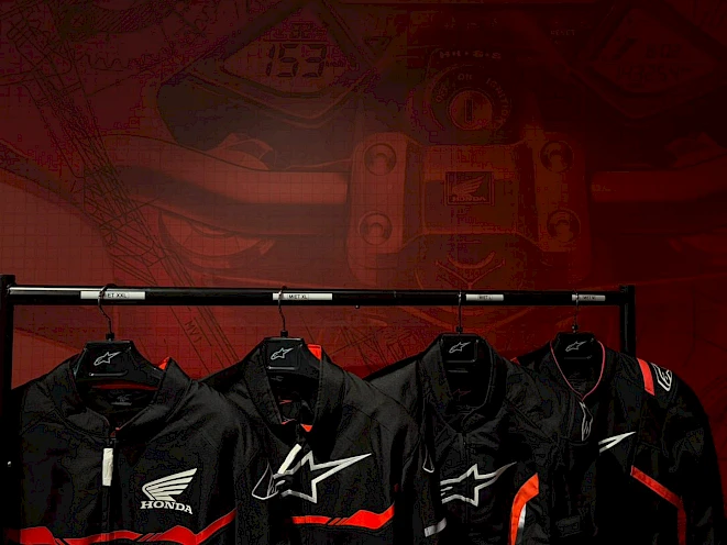 Équipement moto de location – vestes moto Alpinestars triées par taille