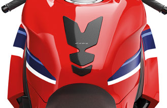 Honda CBR Fireblade Original-Zubehör – Tankpad auf dem Tank
