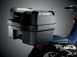 Accessoires d’origine Honda CRF300L : top case 38 l sur le porte-bagages