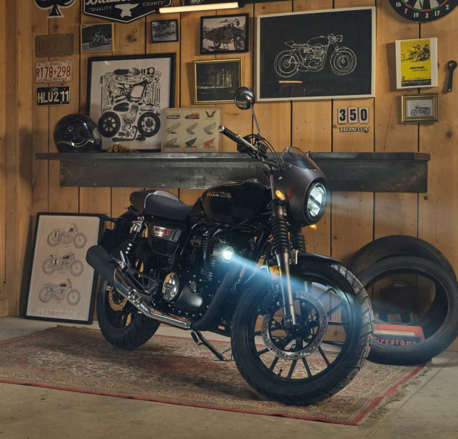 Accessoires d’origine sur la Honda GB350 : Pack Style avec carénage de phare et feux antibrouillard