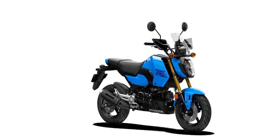 Honda MSX125 Grom mit Original-Zubeh&ouml;r &ndash; montiertes Windschild am 125er Motorrad