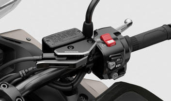 Honda NT1100 genuine accessories &ndash; quickshifter on the switchgear