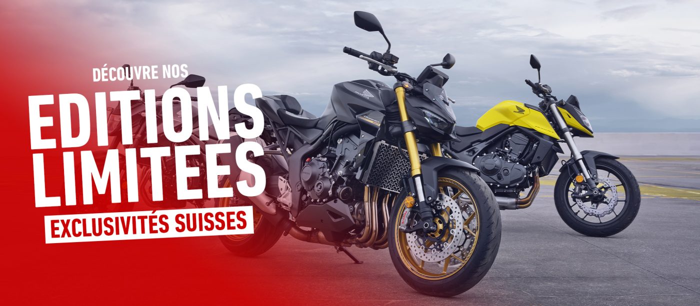 Promotion Honda ÉDITION SPÉCIALE SUISSE – action moto