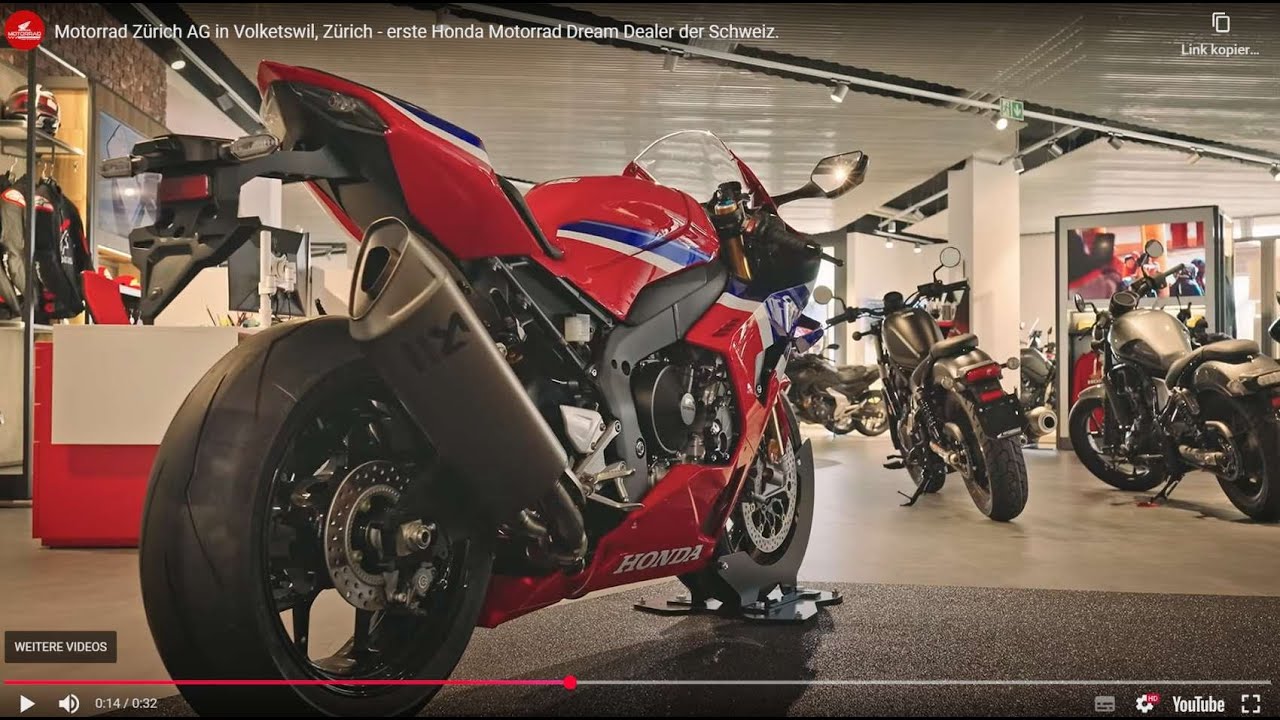 Honda Motorradhändler in Zürich und der Schweiz