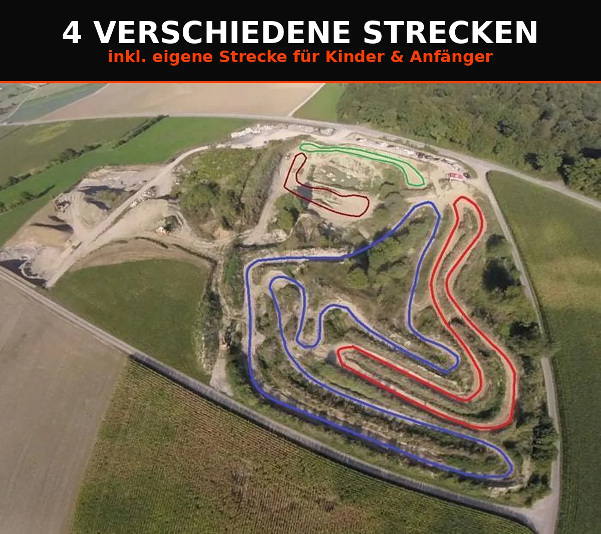 Motocross Strecken der MX-Academy in Schlatt